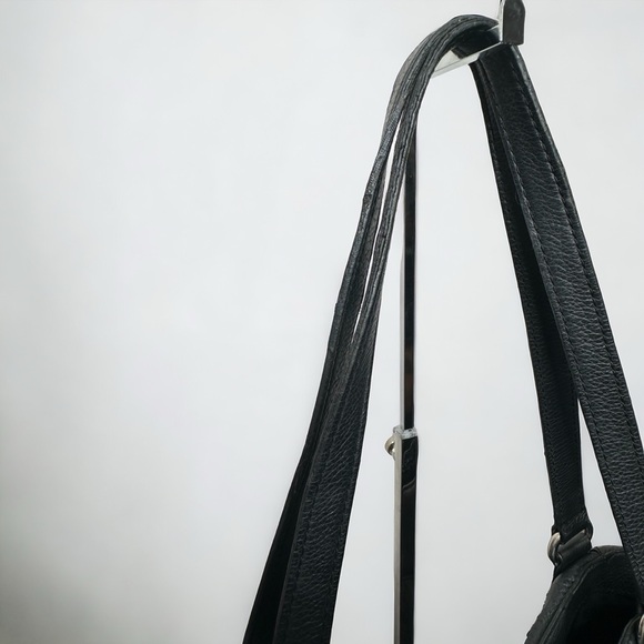 Authentic Michael Kors Double Zip Pebbled Leather Hobo Bag w/ COA - Picture 7 of 15